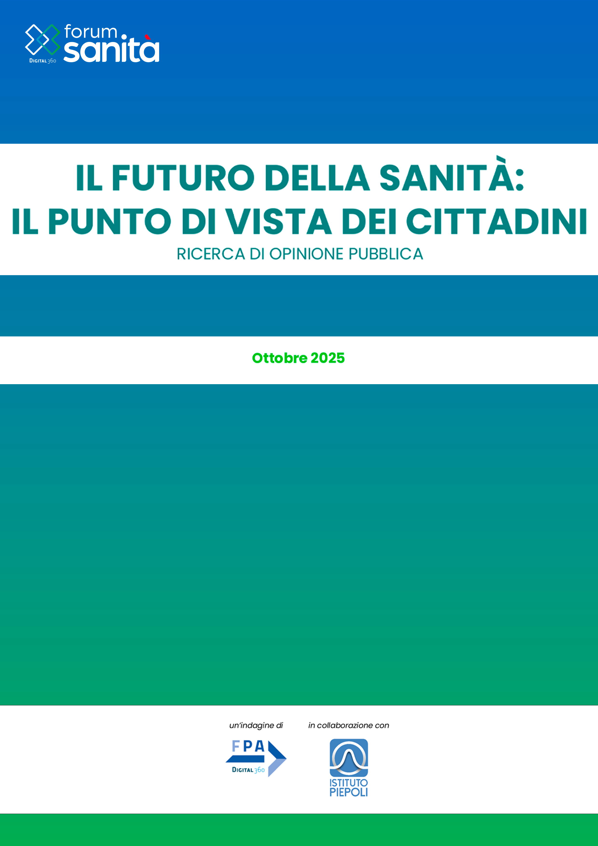 Il futuro della sanità: il punto di vista dei cittadini
